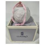 Lladro 1992, 1993 & 1997 Round Ball Christmas Ornaments w/Box