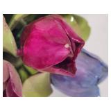 Aynsley England Hand Painted Bone China Tulip Bouquet