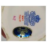 Aynsley England Hand Painted Bone China Tulip Bouquet