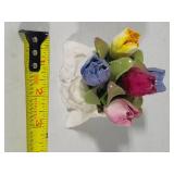 Aynsley England Hand Painted Bone China Tulip Bouquet