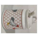 Chicken Condiment Jar w/Spoon