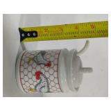 Chicken Condiment Jar w/Spoon