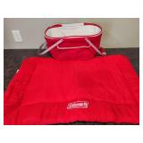 Canvas Picnic Basket Basket & Coleman Travel Dog Bed