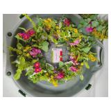 Berry & Floral Wreaths w/Wreath Box Storage Containers