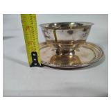 Towle Silver Plated Gravy Bowl & Two Side Bowls