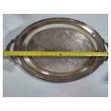 Oneida Large Silver Plated Serving Trays