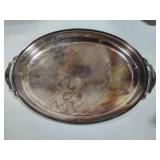 Oneida Large Silver Plated Serving Trays