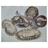 Assorted Silver Plated Small Serving Pieces