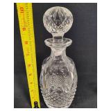 Waterford Crystal Decanter w/Nine Sherry Glasses