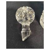 Waterford Crystal Decanter w/Nine Sherry Glasses