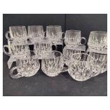 Gorham Crystal Coffee Mugs (12)