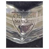 Orrefors Crystal Heart Votive Holder + Heart Bowls