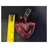 Kosta Boda Heart Sun Catcher & Two Glass Heart Ornaments