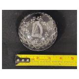 Waterford Crystal Harp Paperweight