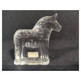Lindshammer Glass Crystal Dala Horse