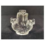 Lindshammer Glass Crystal Viking Ship
