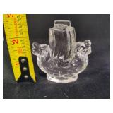 Lindshammer Glass Crystal Viking Ship