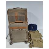 Hartmann Two Piece Luggage Set + Accessory Bags & Travel Pillow