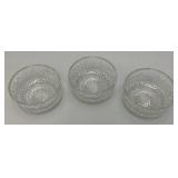 Vintage Crystal And Glass Items Including Fostoria Silver Plate Overlay Divided Snack Dish And More