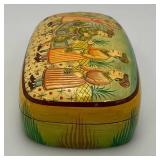 Awesome Vintage Kashmiri Hand Painted Mughal Box