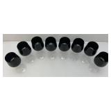 1967-74 Fostoria Precedence Onyx Wine Glasses