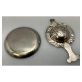 Vintage Silver Plated Colbalt Blue Salt And Pepper Shakers, Weiner Dog Spoon Rests  And more