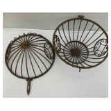 Ornate Iron Globe Plant Hanger Basket, Needs To Be Welded And More