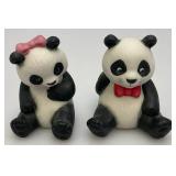 Misc. Panda Bear Collectibles (Snow Globe Leaks When Tipped)