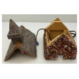 Misc. Vintage Lamps Including Lake Superior Agate Church Lamp And More