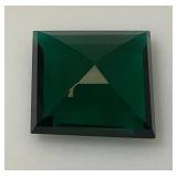 OM Gems Testing Lab Natural Tsavorite Garnet 109.25 Cts. Square Shaped Green Garnet (With Card)