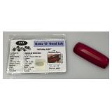 GGL LAB Natural Ruby 145.41 CTs. Cushion Pink (With Card)