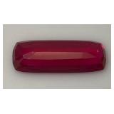 GGL LAB Natural Ruby 145.41 CTs. Cushion Pink (With Card)