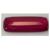 GGL LAB Natural Ruby 145.41 CTs. Cushion Pink (With Card)