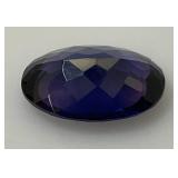 GGL LAB Natural Sapphire 35.42 CTs. Blue Oval (With Card)