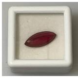 AGI Labs Natural Red Beryl 3.90 Ct. Marquise Cut (With Card)