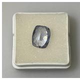 AGSL Labs Natural Sapphire 5.60 CT. Blue Excellent Chusion Cut (With Card)
