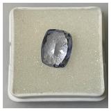 AGSL Labs Natural Sapphire 5.60 CT. Blue Excellent Chusion Cut (With Card)