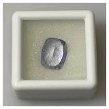 AGSL Labs Natural Sapphire 5.60 CT. Blue Excellent Chusion Cut (With Card)