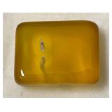 7.50 Ct. Yellow Rectangular Shape Unknown Stone (In Protective Case)