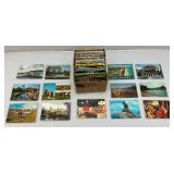 Large Group Misc. Vintage Collectible Postcards And Stamps