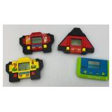 Misc. Vintage Handheld Electronic Games Including Baseball, Car Racing, Submarine & Tennis (Two Missing Battery Covers)