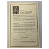 Unframed GAIL ADAMS "Youth In Motion" Elephant Print With COA 23" x 29"