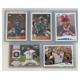 Misc. Sports Cards Including Rickey Henderson And More (In Protective Sleeves)