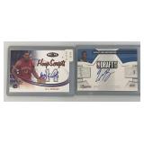 Misc. Autographed Sports Cards Including Jarius Wright And More (In Protective Sleeves)