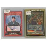 Misc. Autographed Sports Cards Including Jarius Wright And More (In Protective Sleeves)