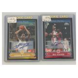 Misc. Autographed Sports Cards Including Jarius Wright And More (In Protective Sleeves)