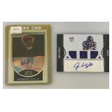 Misc. Autographed Sports Cards Including Jarius Wright And More (In Protective Sleeves)