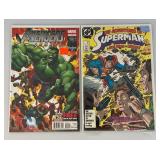 Misc. Vintage Comics Including "SUPERMAN" And More (Bagged And Carded)