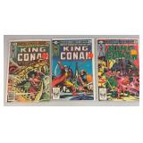 Misc. Vintage Comics Including "KING CONAN" And More (Bagged And Carded)
