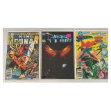 Misc. Vintage Comics Including "KING CONAN" And More (Bagged And Carded)